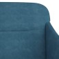 vidaXL Sitzbank Blau 110x76x80 cm Samt vidaXL Sitzbank Blau 110x76x80 cm Samt