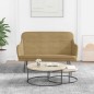 vidaXL Sitzbank Braun 110x76x80 cm Samt vidaXL Sitzbank Braun 110x76x80 cm Samt