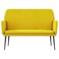 vidaXL Sitzbank Gelb 108x79x79 cm Samt vidaXL Sitzbank Gelb 108x79x79 cm Samt
