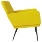 vidaXL Sitzbank Gelb 108x79x79 cm Samt vidaXL Sitzbank Gelb 108x79x79 cm Samt