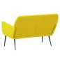 vidaXL Sitzbank Gelb 108x79x79 cm Samt vidaXL Sitzbank Gelb 108x79x79 cm Samt