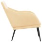 vidaXL Sitzbank Creme 110x76x80 cm Samt vidaXL Sitzbank Creme 110x76x80 cm Samt