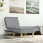 vidaXL Chaiselongue Hellgrau Stoff vidaXL Chaiselongue Hellgrau Stoff