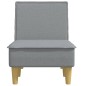 vidaXL Chaiselongue Hellgrau Stoff vidaXL Chaiselongue Hellgrau Stoff