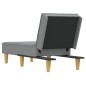 vidaXL Chaiselongue Hellgrau Stoff vidaXL Chaiselongue Hellgrau Stoff