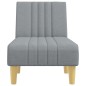 vidaXL Chaiselongue Hellgrau Stoff vidaXL Chaiselongue Hellgrau Stoff