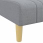 vidaXL Chaiselongue Hellgrau Stoff vidaXL Chaiselongue Hellgrau Stoff