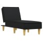 vidaXL Chaiselongue Schwarz Stoff vidaXL Chaiselongue Schwarz Stoff