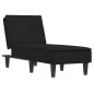 vidaXL Chaiselongue Schwarz Samt vidaXL Chaiselongue Schwarz Samt