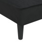 vidaXL Chaiselongue Schwarz Samt vidaXL Chaiselongue Schwarz Samt