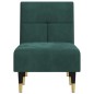 vidaXL Chaiselongue Dunkelgrün Samt vidaXL Chaiselongue Dunkelgrün Samt