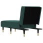 vidaXL Chaiselongue Dunkelgrün Samt vidaXL Chaiselongue Dunkelgrün Samt