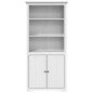 vidaXL Bücherregal BODO Weiß 80x40x172 cm Massivholz Kiefer vidaXL Bücherregal BODO Weiß 80x40x172 cm Massivholz Kiefer