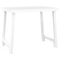 vidaXL Campingtisch Weiß 79x56x64 cm PP Holzoptik vidaXL Campingtisch Weiß 79x56x64 cm PP Holzoptik