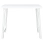 vidaXL Campingtisch Weiß 79x56x64 cm PP Holzoptik vidaXL Campingtisch Weiß 79x56x64 cm PP Holzoptik