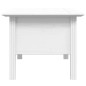 vidaXL Couchtisch BODO Weiß 100x55x45 cm Massivholz Kiefer vidaXL Couchtisch BODO Weiß 100x55x45 cm Massivholz Kiefer