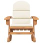 vidaXL Adirondack-Schaukelstuhl mit Kissen Massivholz Akazie vidaXL Adirondack-Schaukelstuhl mit Kissen Massivholz Akazie