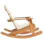 vidaXL Adirondack-Schaukelstuhl mit Kissen Massivholz Akazie vidaXL Adirondack-Schaukelstuhl mit Kissen Massivholz Akazie