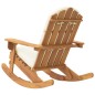 vidaXL Adirondack-Schaukelstuhl mit Kissen Massivholz Akazie vidaXL Adirondack-Schaukelstuhl mit Kissen Massivholz Akazie