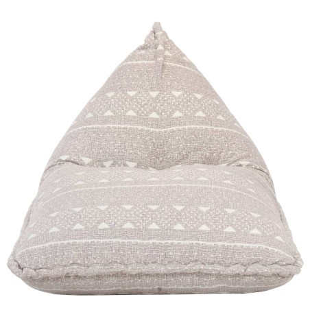 vidaXL Beanbag Hellbraun Stoff Patchwork 
