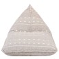 vidaXL Beanbag Hellbraun Stoff Patchwork vidaXL Beanbag Hellbraun Stoff Patchwork