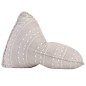 vidaXL Beanbag Hellbraun Stoff Patchwork vidaXL Beanbag Hellbraun Stoff Patchwork
