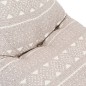 vidaXL Beanbag Hellbraun Stoff Patchwork vidaXL Beanbag Hellbraun Stoff Patchwork