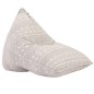vidaXL Beanbag Hellbraun Stoff Patchwork vidaXL Beanbag Hellbraun Stoff Patchwork
