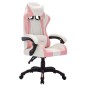 vidaXL Gaming-Stuhl mit RGB LED-Leuchten Rosa und Schwarz Kunstleder vidaXL Gaming-Stuhl mit RGB LED-Leuchten Rosa und Schwarz Kunstleder