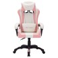 vidaXL Gaming-Stuhl mit RGB LED-Leuchten Rosa und Schwarz Kunstleder vidaXL Gaming-Stuhl mit RGB LED-Leuchten Rosa und Schwarz Kunstleder