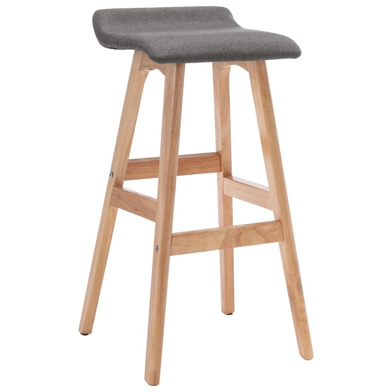 vidaXL Barhocker Dunkelgrau Stoff vidaXL Barhocker Dunkelgrau Stoff