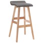 vidaXL Barhocker Dunkelgrau Stoff vidaXL Barhocker Dunkelgrau Stoff