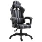 vidaXL Gaming-Stuhl Grau Kunstleder vidaXL Gaming-Stuhl Grau Kunstleder