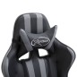 vidaXL Gaming-Stuhl Grau Kunstleder vidaXL Gaming-Stuhl Grau Kunstleder