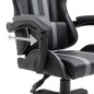 vidaXL Gaming-Stuhl Grau Kunstleder vidaXL Gaming-Stuhl Grau Kunstleder