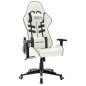 vidaXL Gaming-Stuhl Weiß und Schwarz Kunstleder vidaXL Gaming-Stuhl Weiß und Schwarz Kunstleder