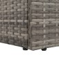 vidaXL Gartenbett Grau 195×60 cm Poly Rattan vidaXL Gartenbett Grau 195×60 cm Poly Rattan