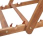 vidaXL Klappbarer Strandstuhl Stoff und Holzrahmen Rot vidaXL Klappbarer Strandstuhl Stoff und Holzrahmen Rot