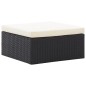 vidaXL Garten-Sonneninsel mit Dach Schwarz Poly Rattan vidaXL Garten-Sonneninsel mit Dach Schwarz Poly Rattan