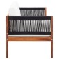 vidaXL Gartensofa 2-Sitzer Massivholz Akazie vidaXL Gartensofa 2-Sitzer Massivholz Akazie