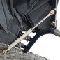 vidaXL Outdoor-Loungebett mit Dach Grau vidaXL Outdoor-Loungebett mit Dach Grau