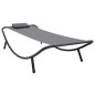 vidaXL Gartenbett Grau 200×90 cm Stahl vidaXL Gartenbett Grau 200×90 cm Stahl