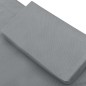 vidaXL Gartenbett Grau 200×90 cm Stahl vidaXL Gartenbett Grau 200×90 cm Stahl