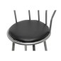 vidaXL Barhocker 2 Stk. Schwarz Kunstleder vidaXL Barhocker 2 Stk. Schwarz Kunstleder