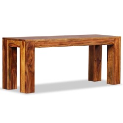 vidaXL Sitzbank Massivholz 110x35x45 cm