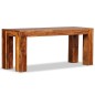 vidaXL Sitzbank Massivholz 110x35x45 cm vidaXL Sitzbank Massivholz 110x35x45 cm