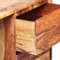vidaXL Schreibtisch mit 1 Schublade und 1 Schrank Massivholz vidaXL Schreibtisch mit 1 Schublade und 1 Schrank Massivholz