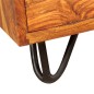 vidaXL Schreibtisch mit 1 Schublade und 1 Schrank Massivholz vidaXL Schreibtisch mit 1 Schublade und 1 Schrank Massivholz