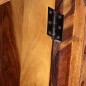 vidaXL Schreibtisch mit 1 Schublade und 1 Schrank Massivholz vidaXL Schreibtisch mit 1 Schublade und 1 Schrank Massivholz