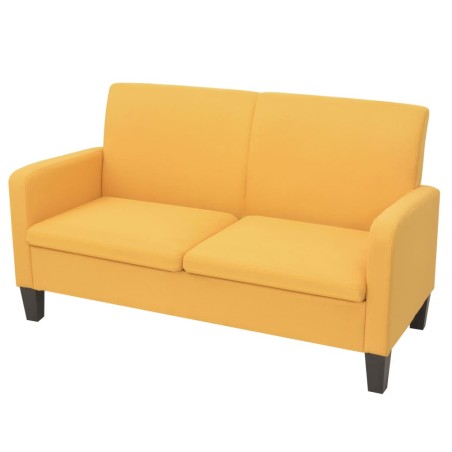 vidaXL 2-Sitzersofa 135 x 65 x76 cm Gelb
